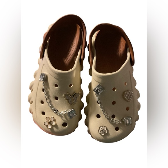 Clogs Heart & Butterfly Casual Soft-Sole Slip-On Clogs NWOT size 36 fits 5.5 - Picture 5 of 6